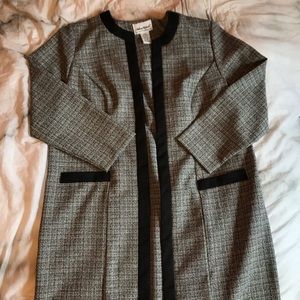 Long gray blazer